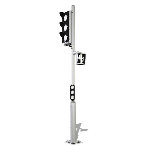 Mât pour signalisation routière - Support de feux droits - Valmont France - en acier / en aluminium
