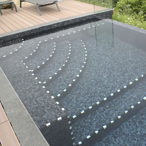 Mosaïque en verre - TRIM PS-25 - REVIGLASS,S.A. - d'extérieur / de piscine / pour plage de piscine