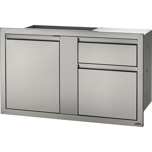 Élément de cuisine encastrable - BI-4224-1D1W - Napoleon Gourmet Grills - mural / avec tiroir / pour cuisine d'extérieur