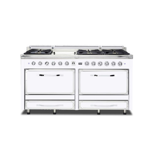 Cuisinière à gaz - Tuscany TVDR661 - VIKING - à induction / 6 foyers / 8 foyers