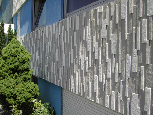 Matrice de coffrage pour façade - SAALE - RECKLI GmbH - pour béton imprimé