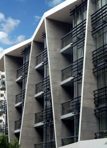 Matrice de coffrage pour façade - SPREE - RECKLI GmbH - aspect bois / pour béton imprimé