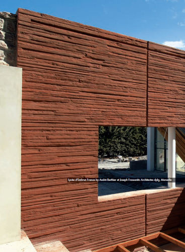 Matrice de coffrage pour façade - SOMME - RECKLI GmbH - aspect bois / pour béton imprimé
