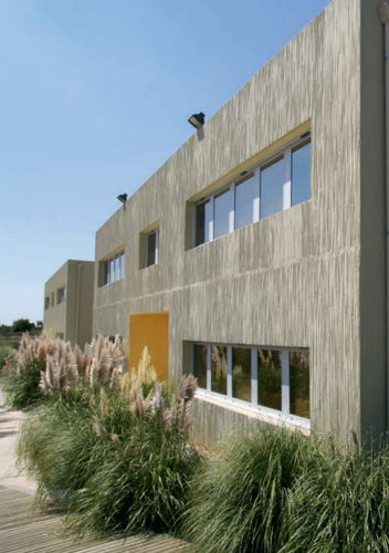 Matrice de coffrage pour façade - RUHR - RECKLI GmbH - aspect bois / pour béton imprimé