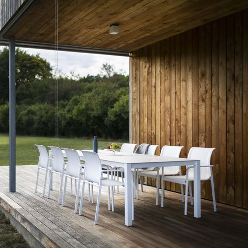 Table contemporaine - Puro  - Todus - en HPL / en céramique / avec piètement en acier inoxydable