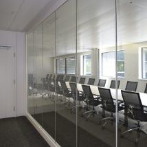 Cloison amovible - SINGLE  - CERENN - vitrée / professionnelle / de bureau
