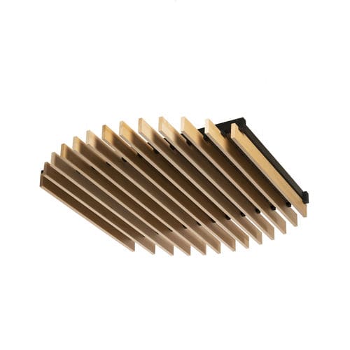 Panneau acoustique suspendu - CANOPEA SUN - LAUDESCHER - pour plafond / en hêtre / en bois massif