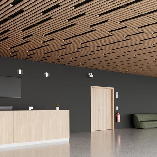 Panneau acoustique pour faux-plafond - LINEA 4.2.4 LITE - LAUDESCHER - en sapin / en bois massif / en chêne