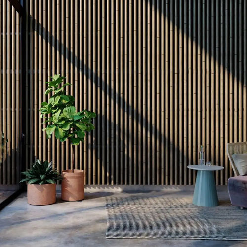 Panneau acoustique pour mur - LINEA BAMBOO - LAUDESCHER - en bois massif / en chêne / en pin