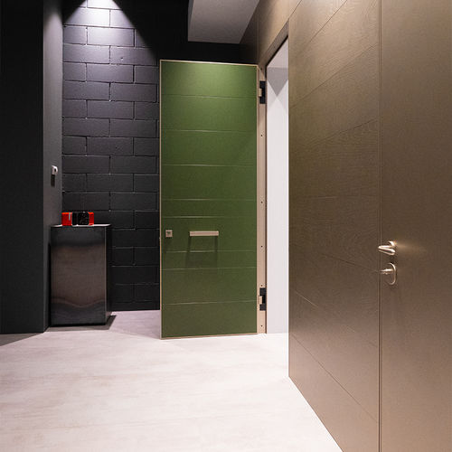 Porte d'intérieur - PROJECT - Oikos Venezia - en stratifié / battante / pleine