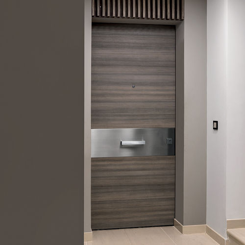Porte d'intérieur - PROJECT - Oikos Venezia - en bois / battante / contemporaine