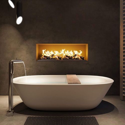 Baignoire ovale - AMARANTE - Condor - en îlot / pour habitat / en Solid Surface