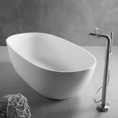 Baignoire ovale - AMOURETTE - Condor - en îlot / pour habitat / en Solid Surface