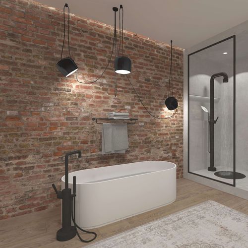 Baignoire ovale - OLIVIER - Condor - en îlot / pour habitat / en Solid Surface