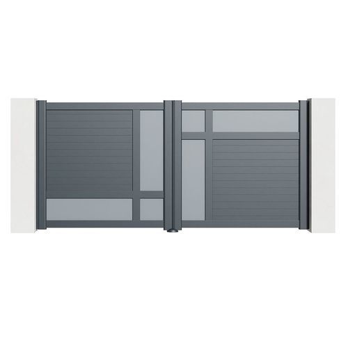 Portail battant - VIBRATION - TSCHOEPPE INDUSTRIE - droit / gauche / en aluminium