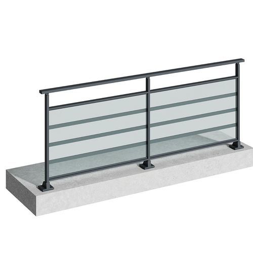 Garde-corps en verre - BALI - TSCHOEPPE INDUSTRIE - en aluminium / en inox / en bois