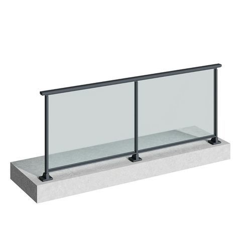 Garde-corps en verre - JAVA - TSCHOEPPE INDUSTRIE - en verre trempé / en aluminium / en inox