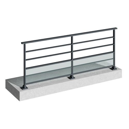 Garde-corps en verre - SUMATRA - TSCHOEPPE INDUSTRIE - en verre trempé / en aluminium / en inox