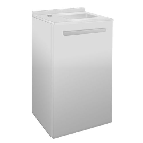 Lave-mains suspendu - MAMBO / VERSO - AMBIANCE BAIN - rectangulaire / en composite / avec porte-serviettes intégré