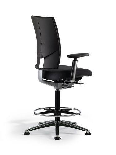 Chaise de bureau contemporaine - CATO - Klöber - en tissu / piètement étoile / professionnelle