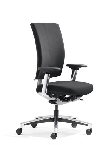 Chaise de bureau contemporaine - CATO PLUS XS-XL - Klöber - en tissu / à roulettes / piètement étoile