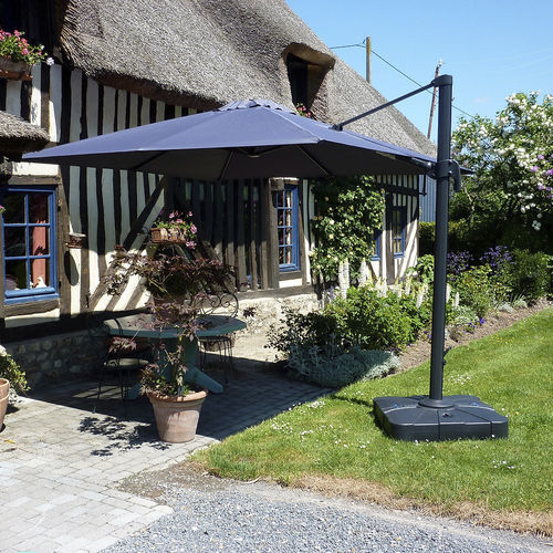 Parasol carré - CARRÉ D'OMBRE® - Socotex - Abritez-vous chez nous - déporté / orientable / en Sunbrella®