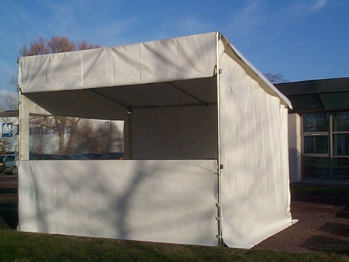 Gazebo enduit PVC - ABRI STAND®  - Socotex - Abritez-vous chez nous - en polyester / toit en toile / structure en acier