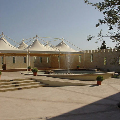 Gazebo en PVC - ABRIDEAUVILLE® DESIGN - Socotex - Abritez-vous chez nous - toit en toile / structure en aluminium / professionnel