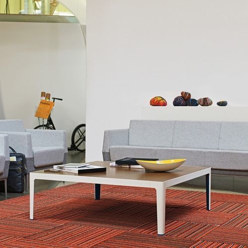 Table basse contemporaine - CG_1 - Coalesse - en verre / en chêne / en placage de bois