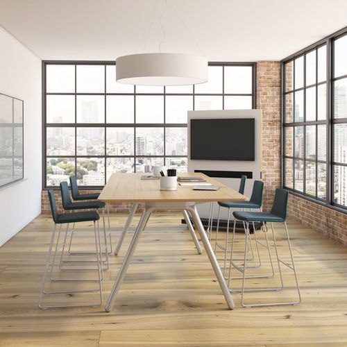 Table classique - POTRERO415 - Coalesse - en chêne / en bois massif / en MDF