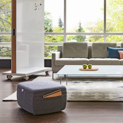 Ottoman moderne - MASSAUD - Coalesse - en tissu / carré / avec rangement