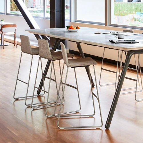 Chaise de bar contemporaine - MONTARA650  - Coalesse - d'intérieur / en tissu / en métal