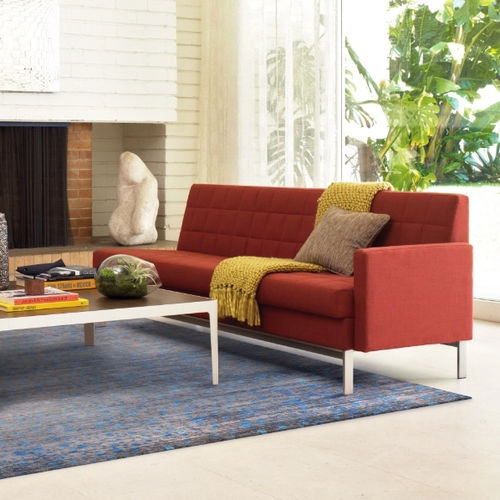 Canapé contemporain - MILLBRAE  - Coalesse - en tissu / en cuir / avec accoudoirs