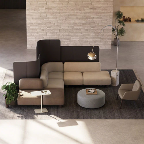 Canapé modulable - Coalesse - d'angle / contemporain / en tissu
