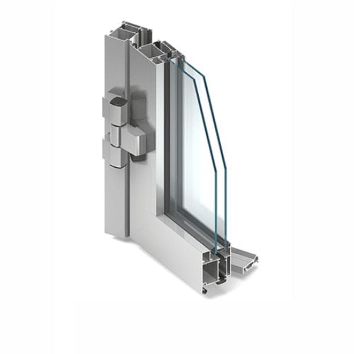 Profilé pour porte en aluminium - MB-60E - Aluprof S.A - à coupure thermique