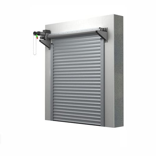 Porte de garage enroulable - BPR - KNS - Aluprof S.A - en aluminium / automatique