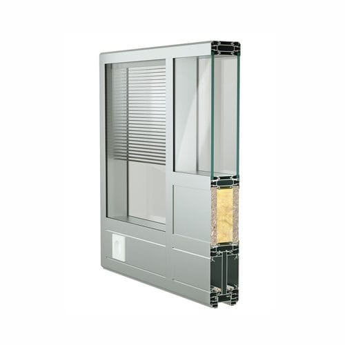 Système de cloison en verre - MB- 80 OFFICE - Aluprof S.A - de bureau