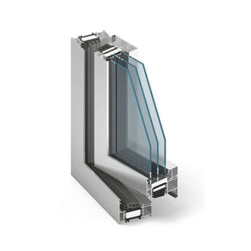 Profilé pour fenêtre en aluminium - MB-86  - Aluprof S.A - à isolation thermique