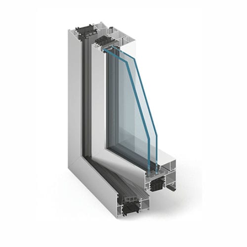 Profilé pour fenêtre en aluminium - MB-86 ST - Aluprof S.A - à isolation thermique / acoustique
