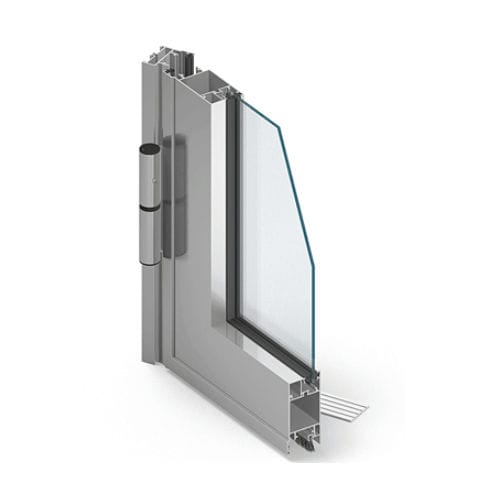 Profilé pour porte en aluminium - MB-45S - Aluprof S.A