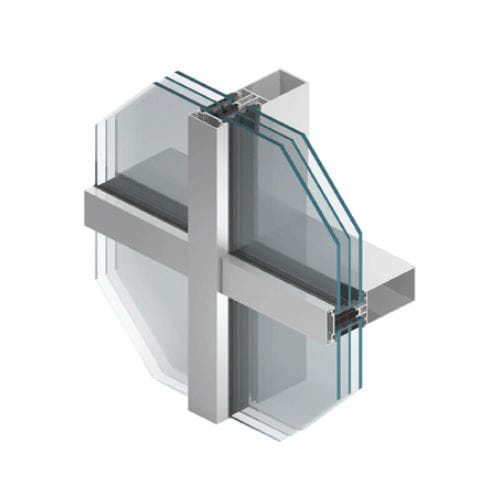 Système de façade en verre - MB- SR50N - Aluprof S.A