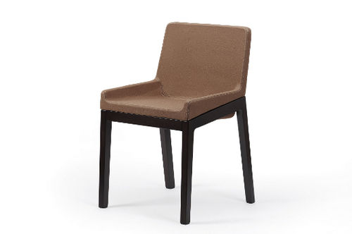 Chaise contemporaine - TONIC - Rossin - en bois / tapissée / résidentielle