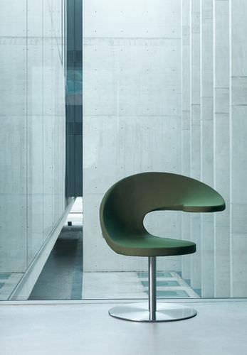 Fauteuil contemporain - N@T - Rossin - en polyuréthane / à tablette