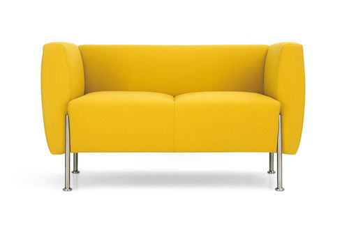 Canapé contemporain - ALEA. - Rossin - jaune / en acier / 2 places