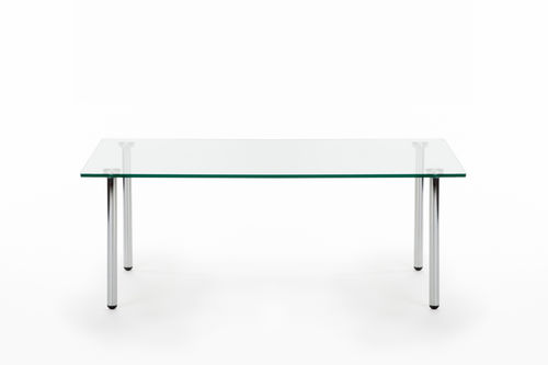 Table contemporaine - ORBIS - Rossin - en verre / rectangulaire