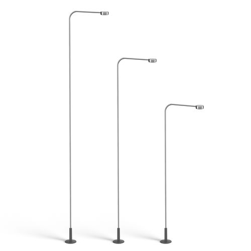 Borne d'éclairage de jardin - DOT - Platek s.r.l. - design minimaliste / en acier / en aluminium poli