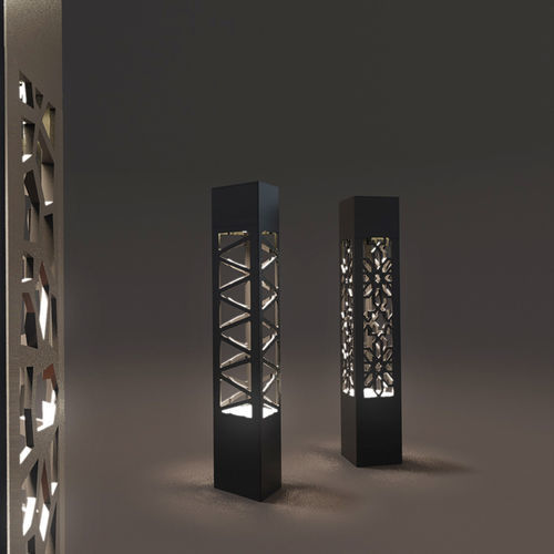 Borne d'éclairage urbaine - TREILLE - Technilum - contemporaine / en aluminium / à LED