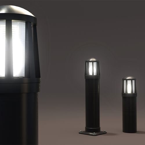 Borne d'éclairage résidentielle - FAROL - Technilum - urbaine / contemporaine / en aluminium