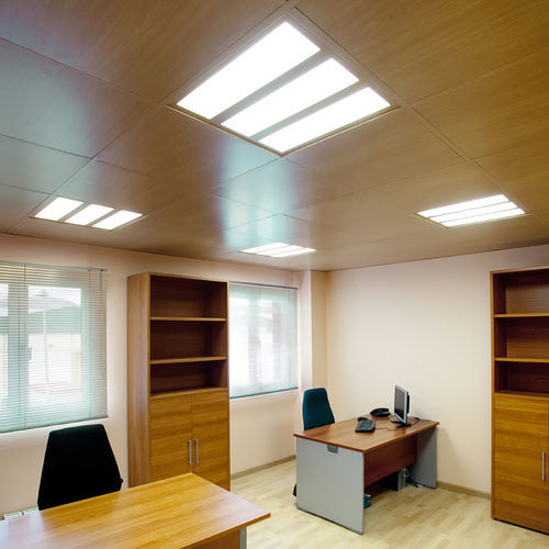 Panneau décoratif pour faux-plafond - LM3 - Ideatec Advanced Acoustic Solutions - coupe-feu / rétroéclairé / en bois