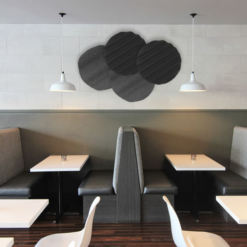 Panneau acoustique pour mur - LWCF - Ideatec Advanced Acoustic Solutions - pour plafond / pour faux-plafond / en PET